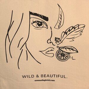 Artist Tote Bag from Ann Marie Skin Care, 100% Organic Cotton